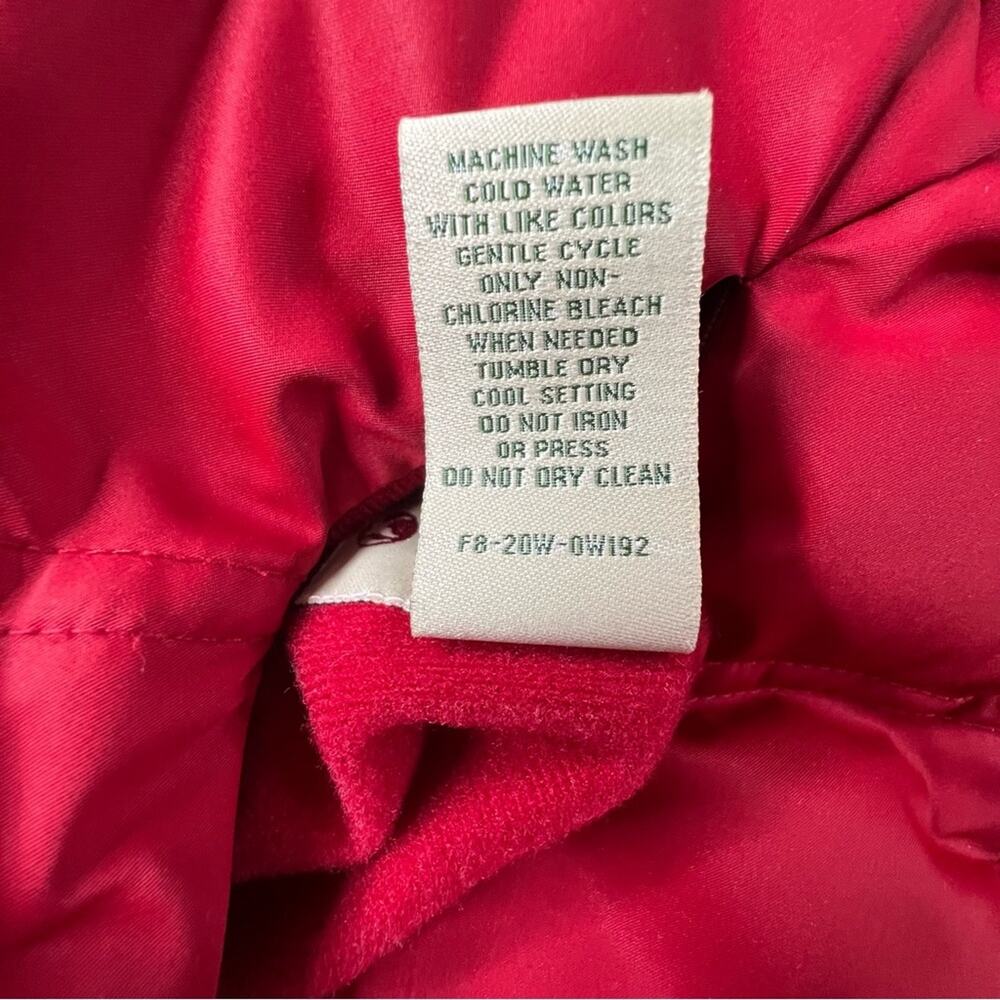 Gander Mountain Womens Down Reversible Red Puffer Vest Size M Outdoor Casual - Picture 8 of 9